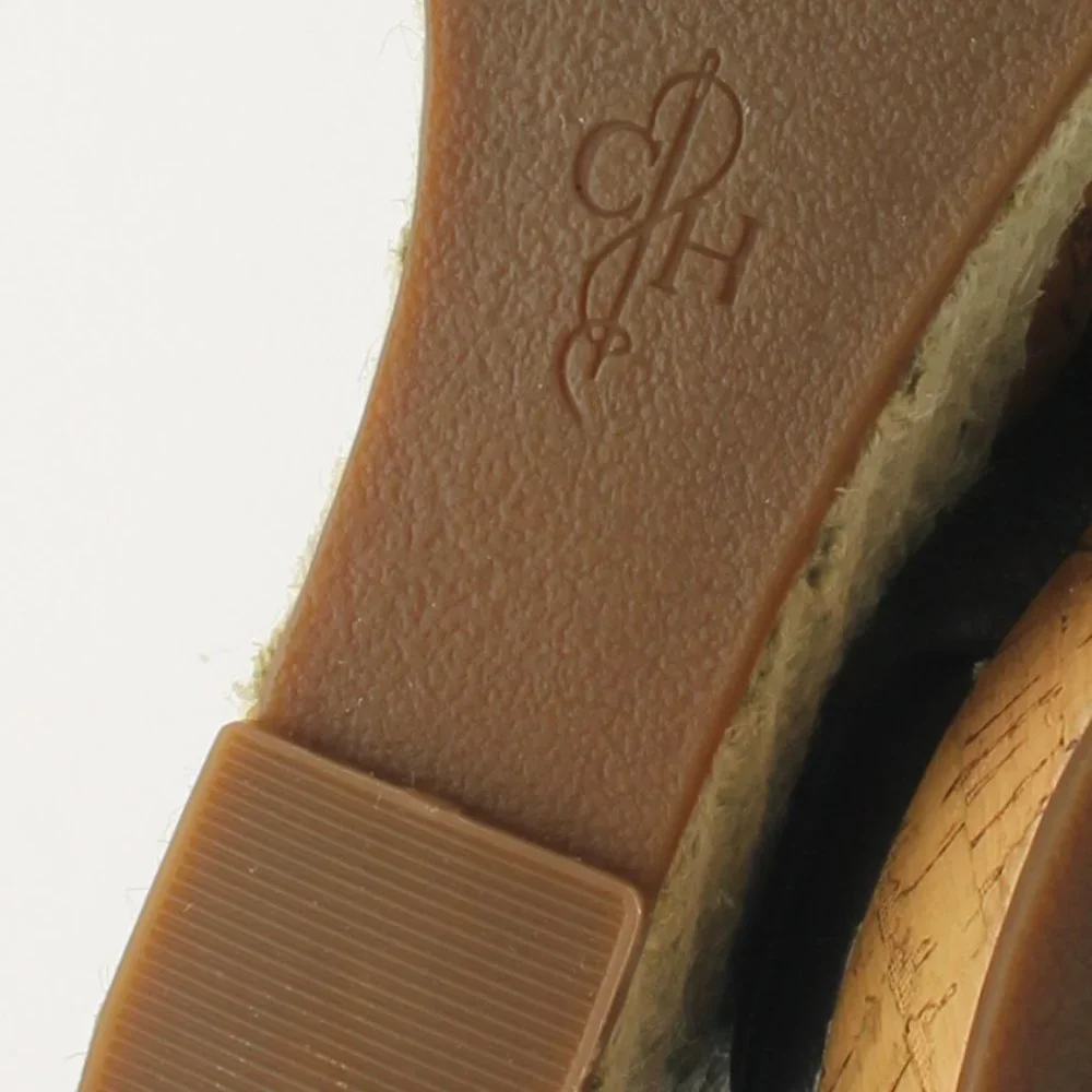 Cole Haan Crisscross Black Wedge Espadrille Sandle size 11B Like New - Picture 12 of 16